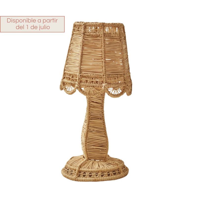 Lámpara Rattan natural
