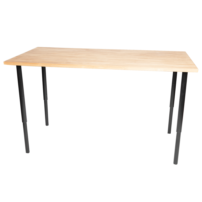 Mesa madera patas extensibles