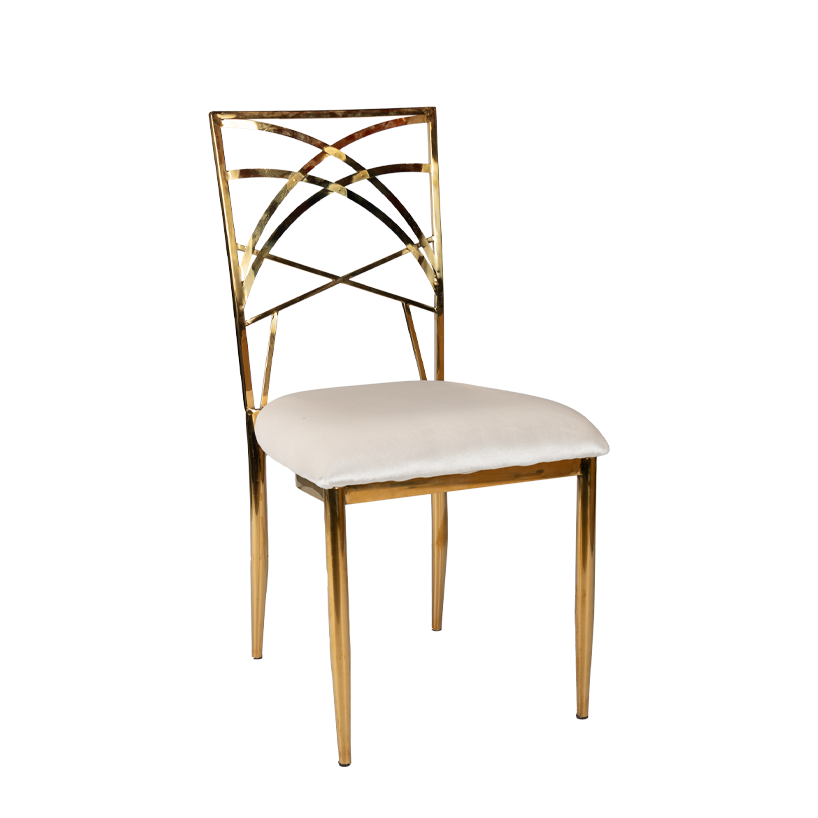 Silla Art Deco Dorada