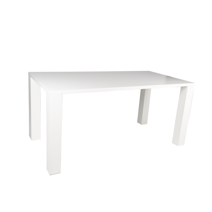 Mesa Lacada Blanca 160 cm