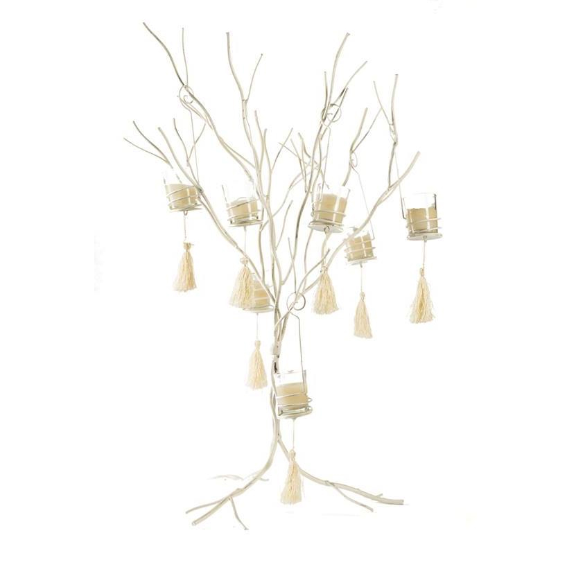 Candelabro Árbol grande blanco ( velas aparte)