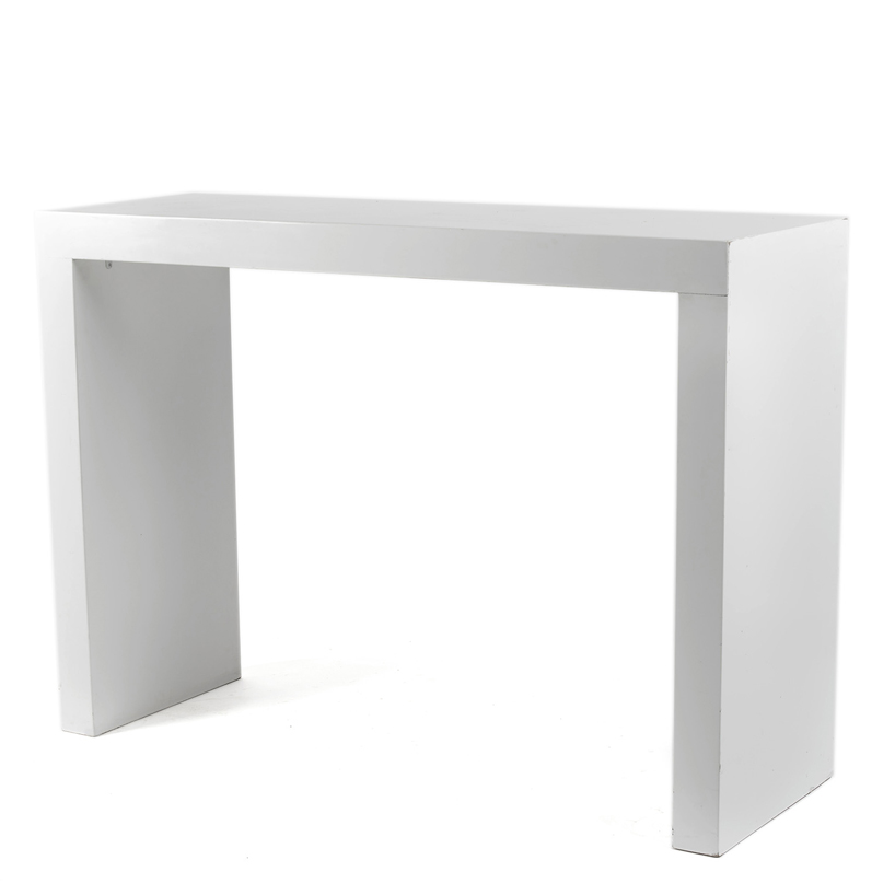 Consola Minimalist Blanca 100  x 50 x 105 cm