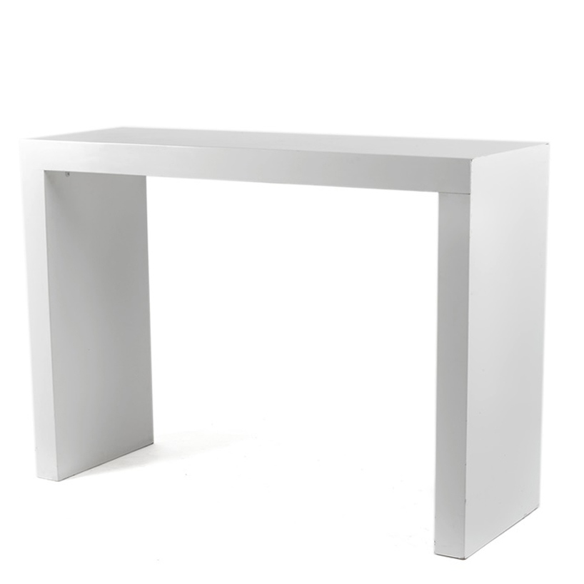 Consola Minimalist Blanca 110  x 65 x 110 cm