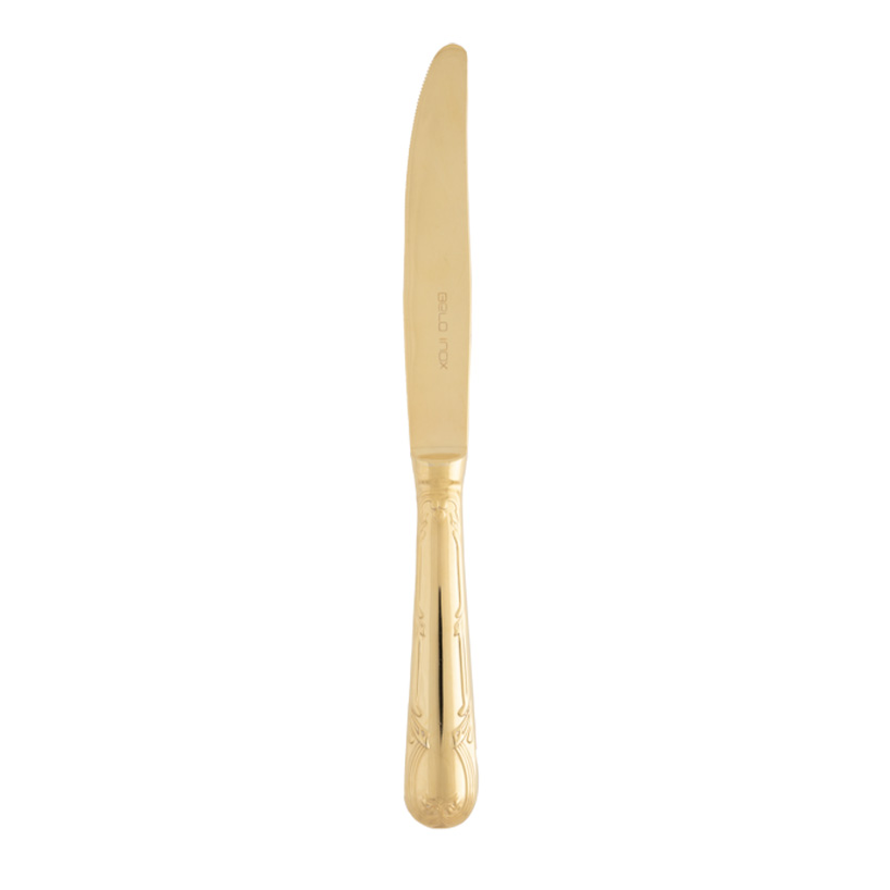 Cuchillo trinchero dorado REAL