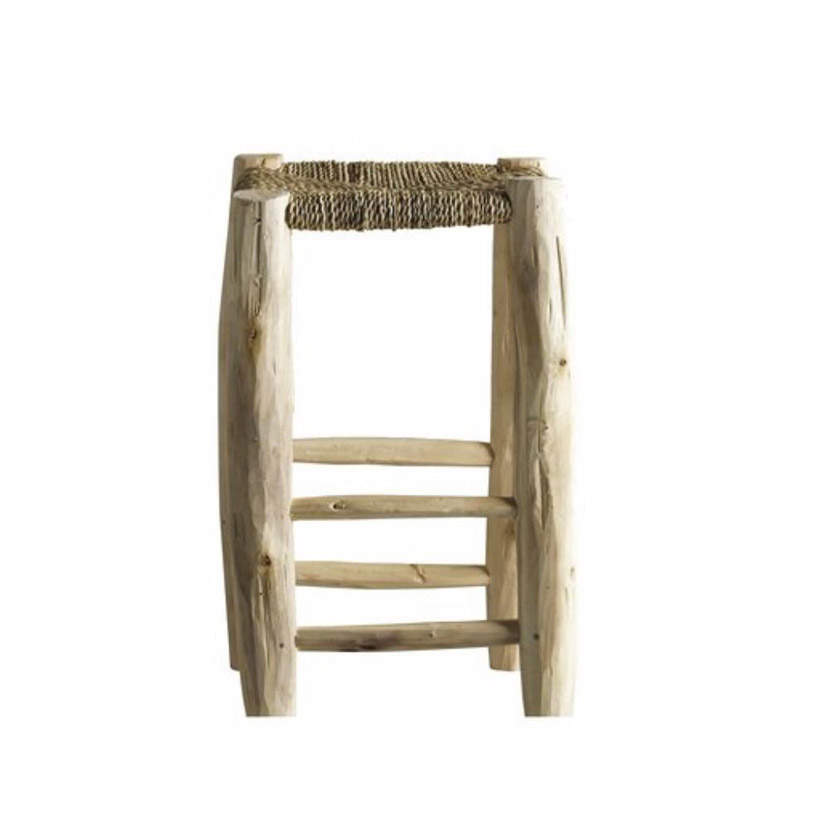 Taburete rattan nature