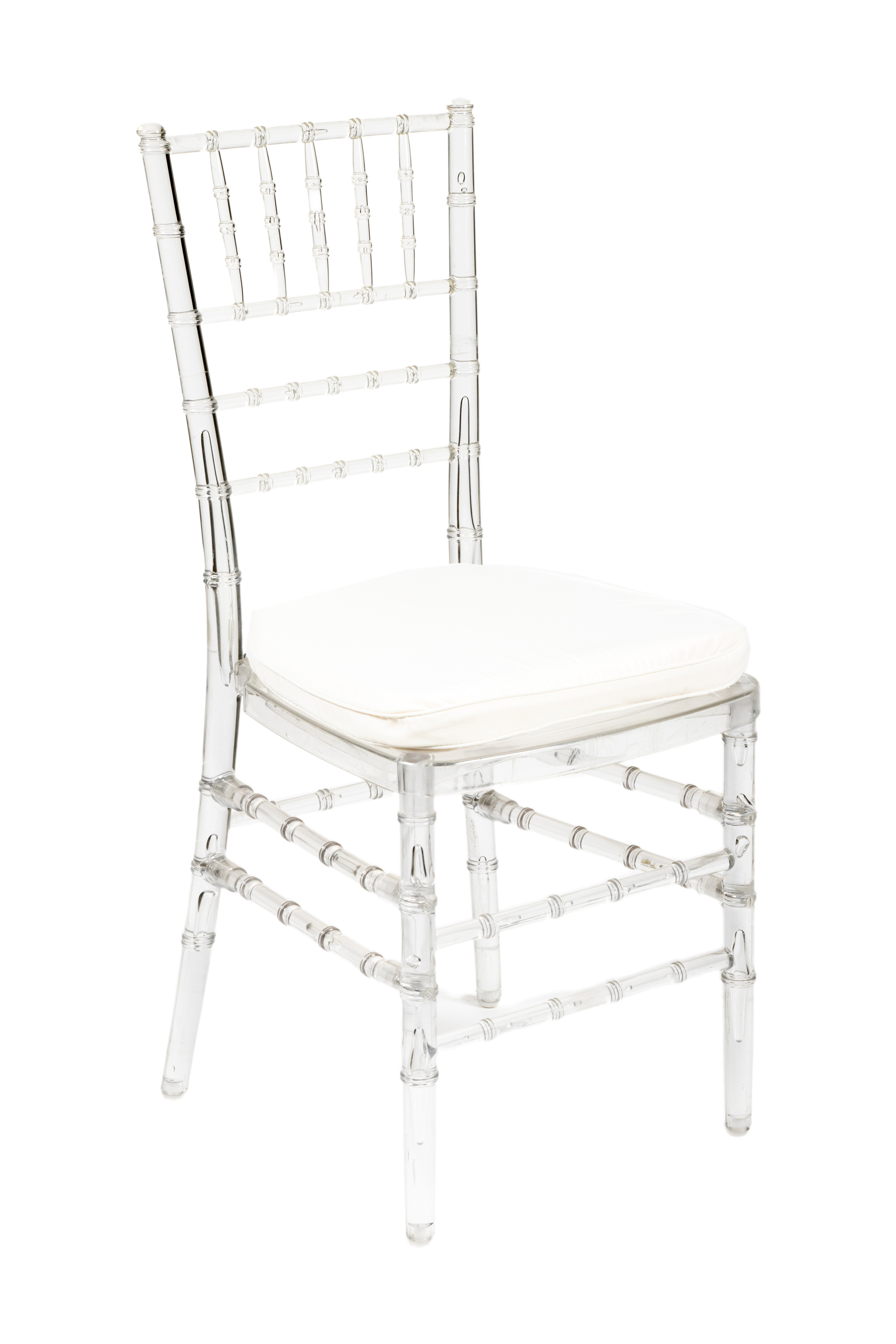 Cojin blanco silla tiff transparente