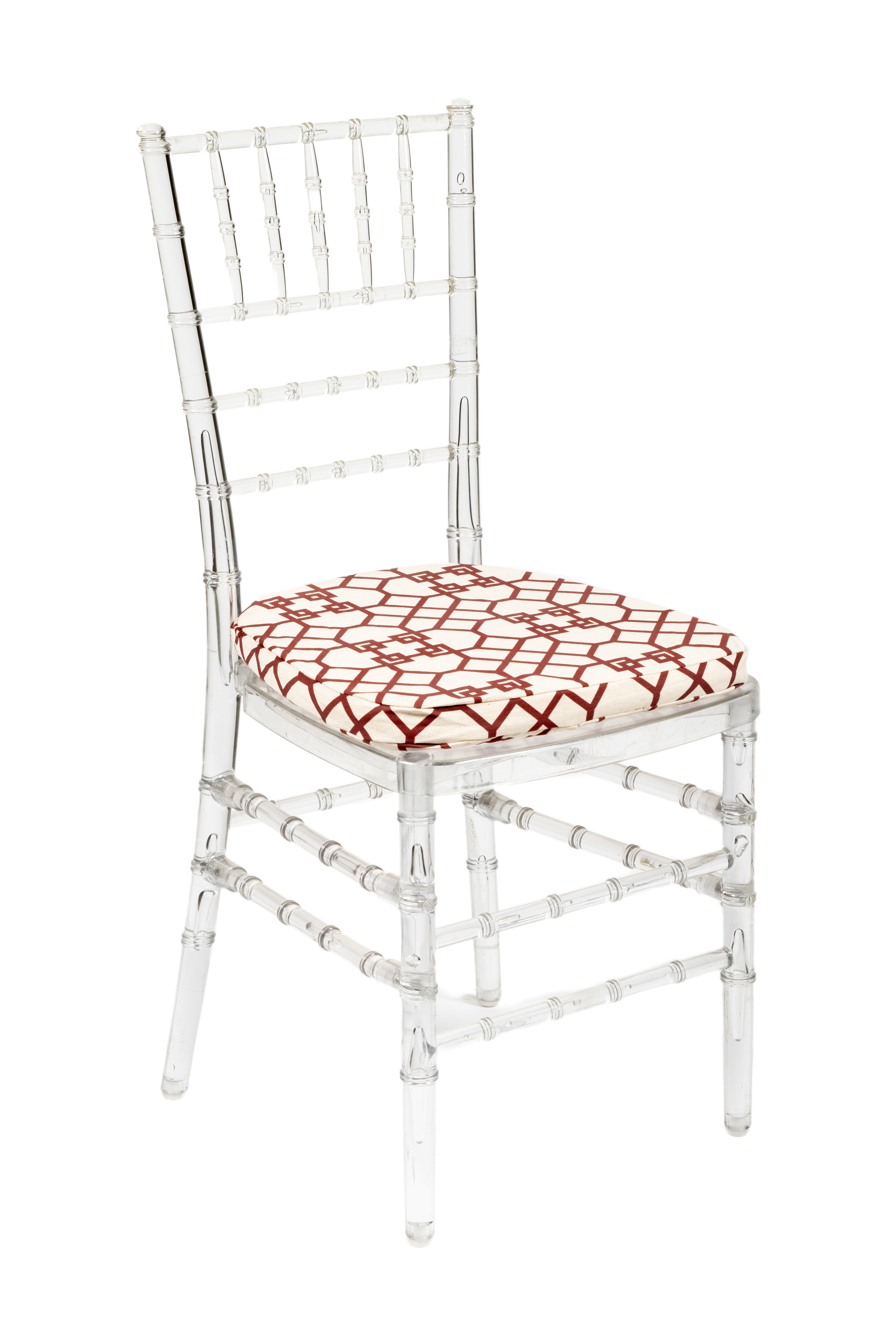 Cojin estampado silla tiff transparente