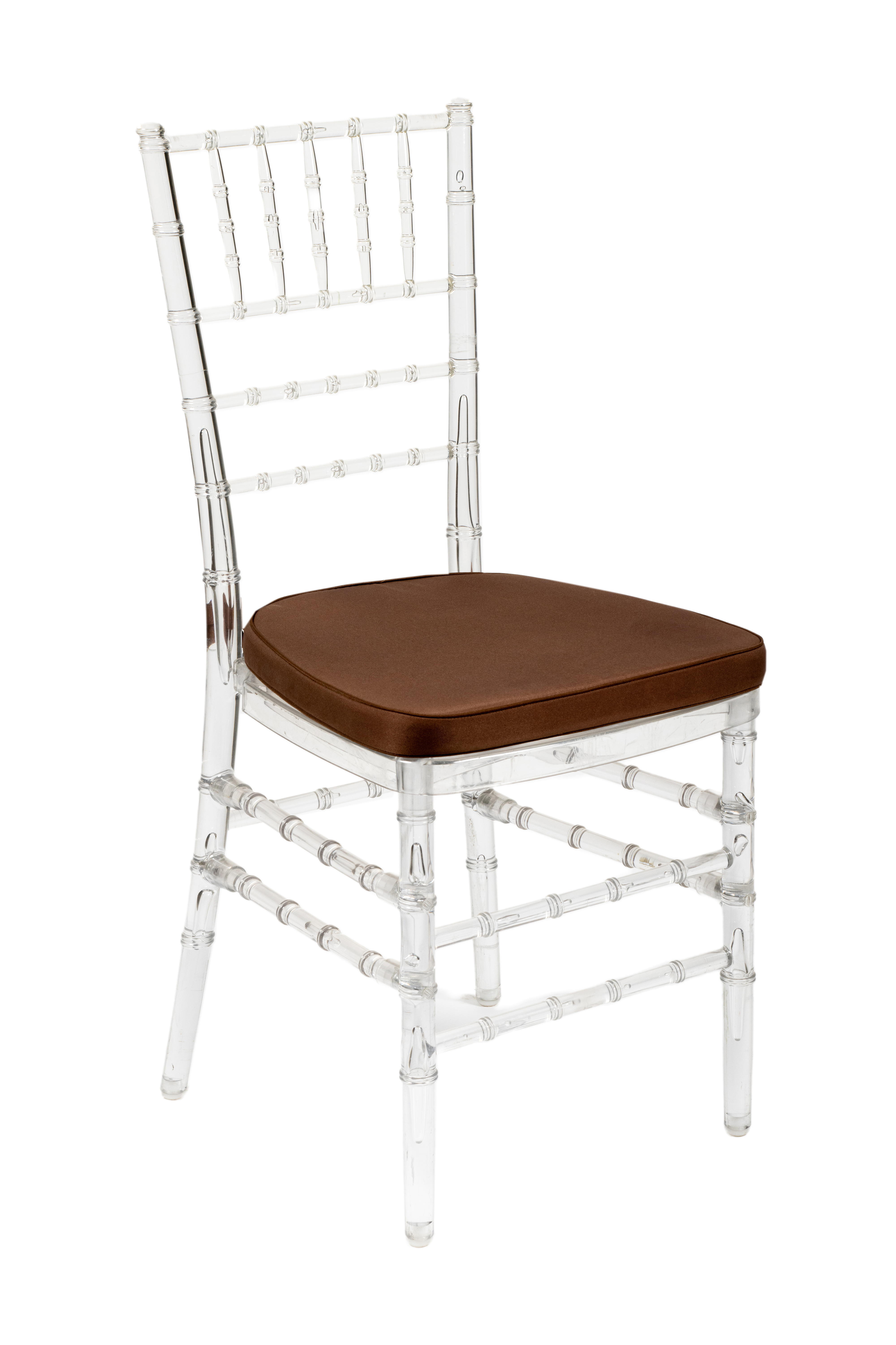 Cojin marron silla tiff transparente