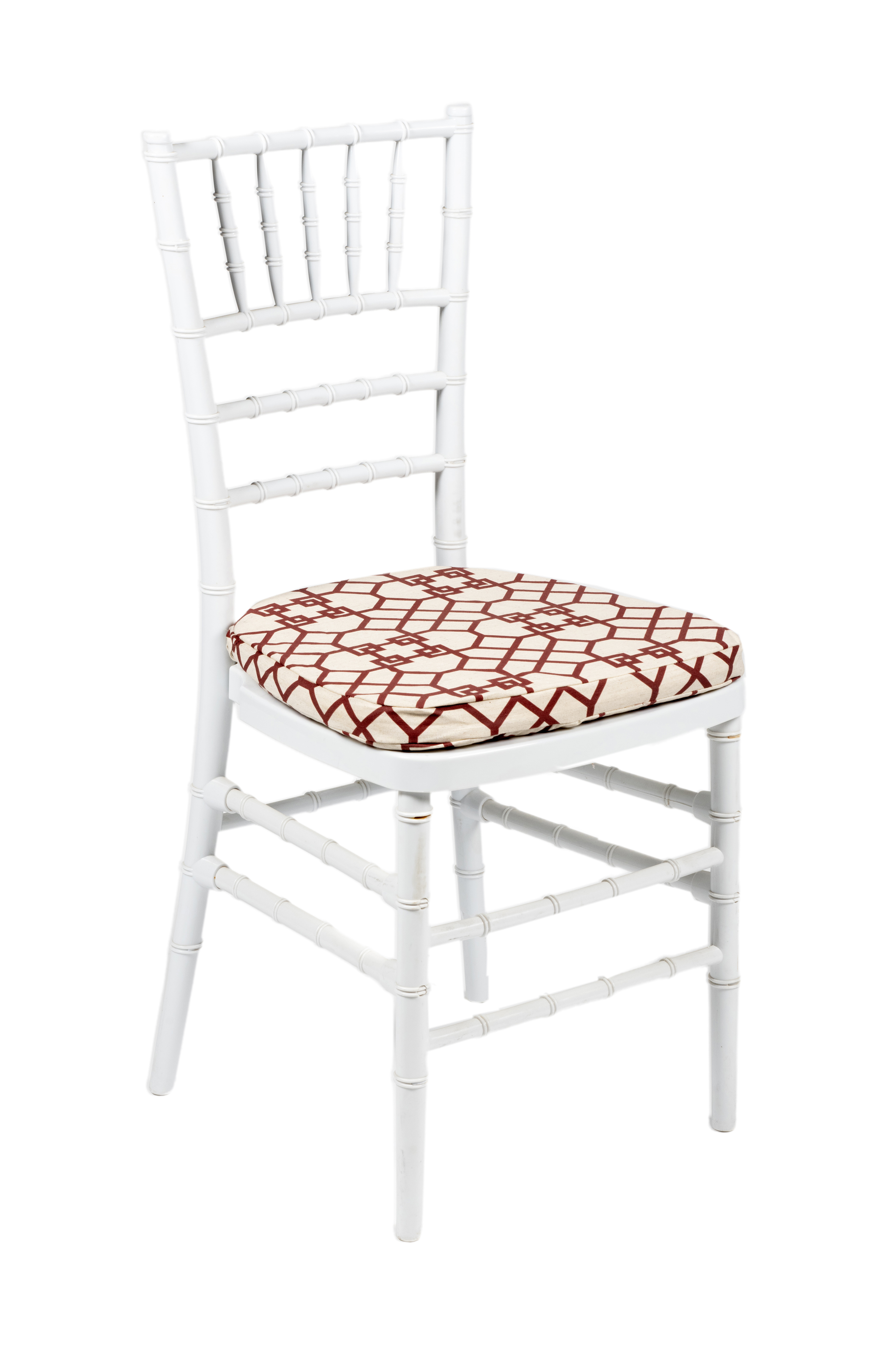Cojin estampado tiff pvc blanca