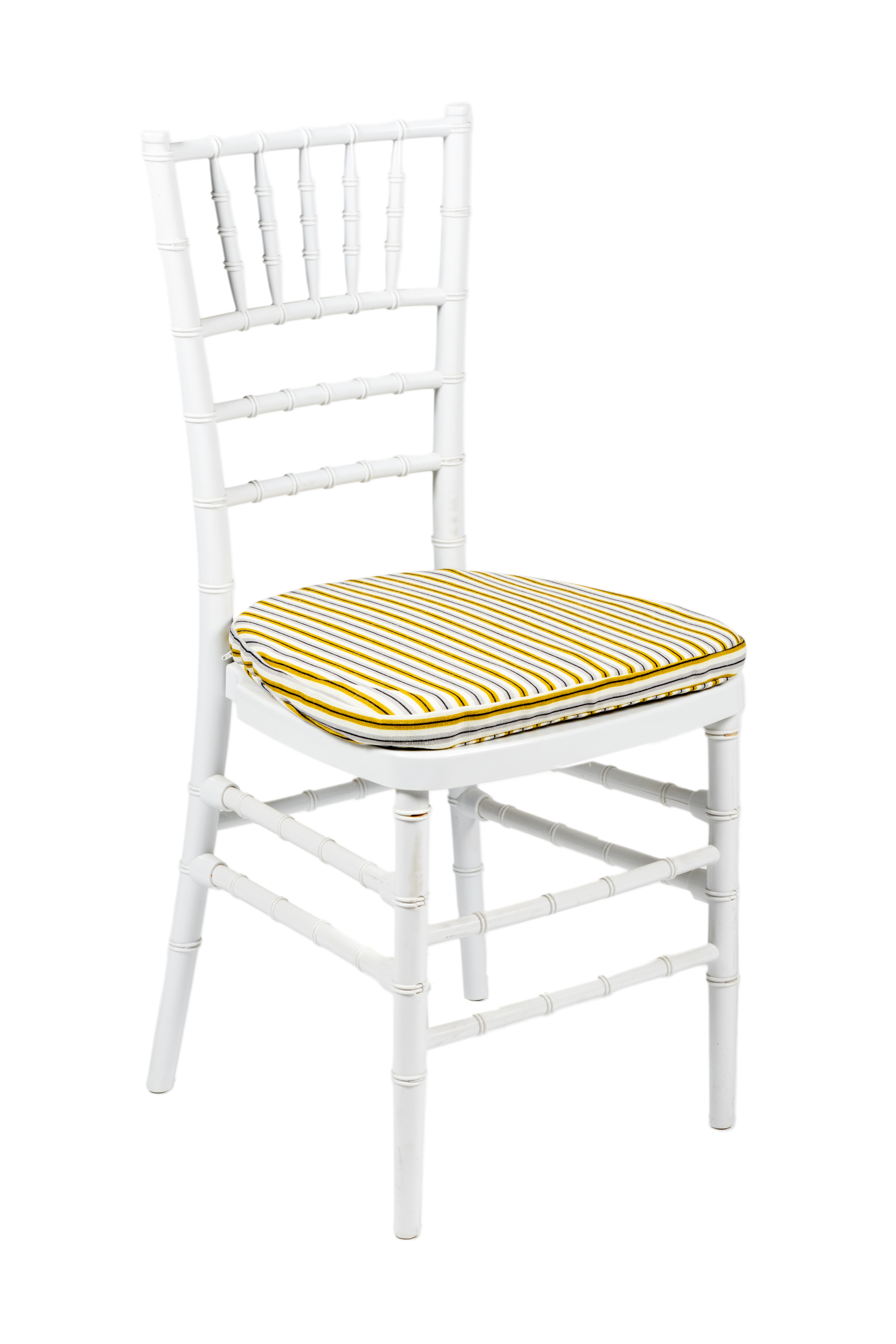 Cojin amarillo tiff pvc blanca
