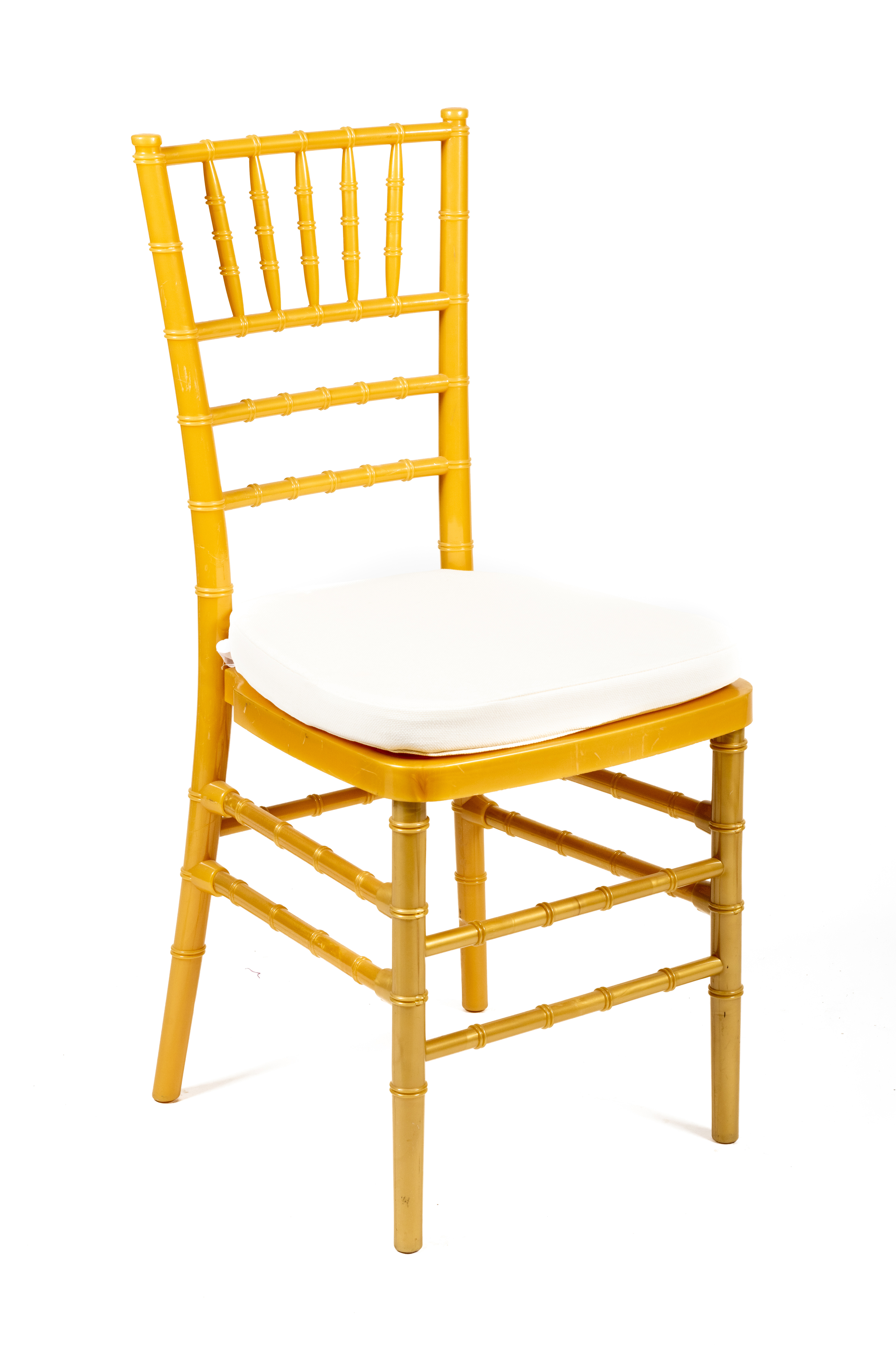 Cojin crudo tiff pvc dorada
