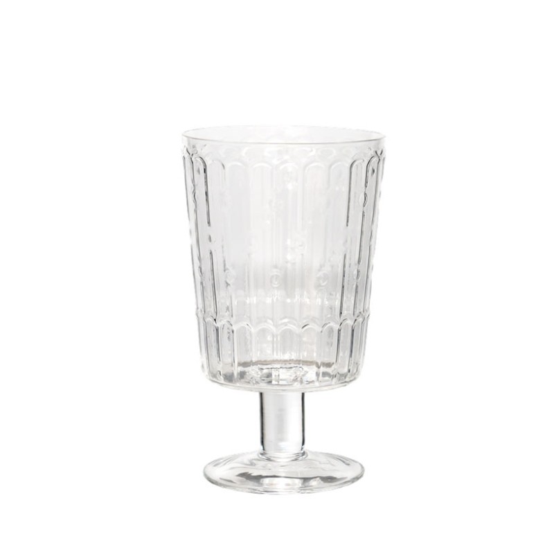 Copa vino blanco cristalería brocada