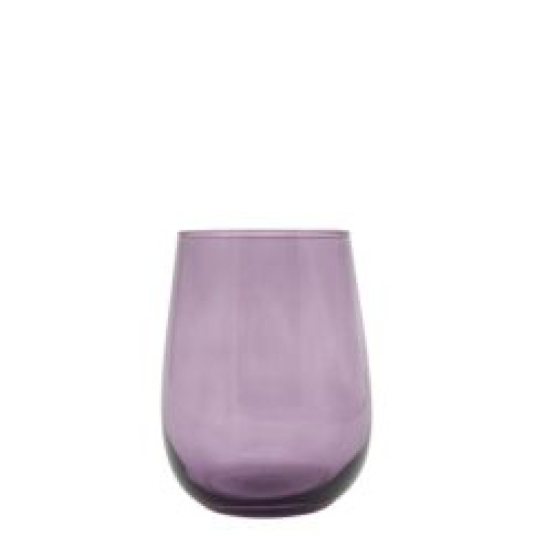 Vaso ahumado morado