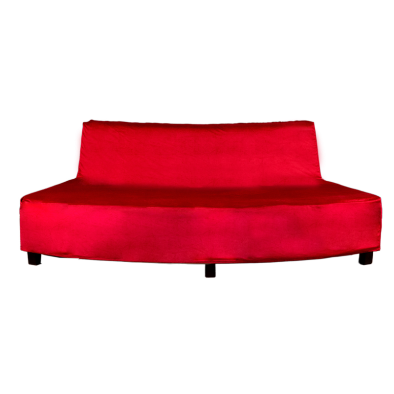 Funda Náutico Curvo Terciopelo rojo