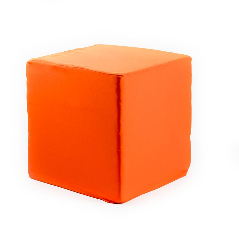 Puff poliespán naranja