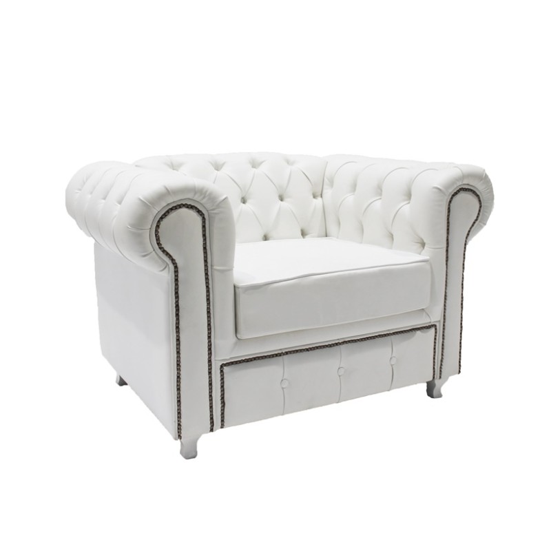 Sillón Chester Blanco Punk
