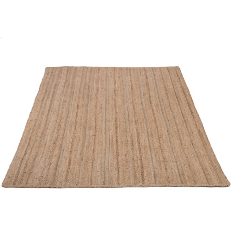 Alfombra cuadrado de yute natural