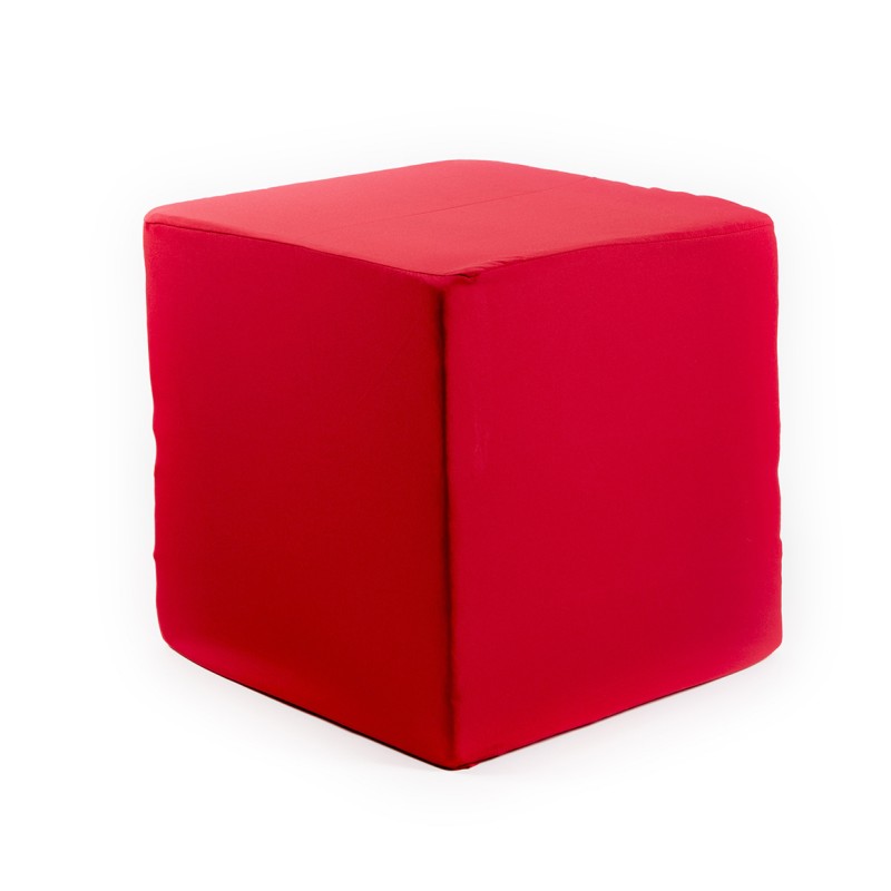 Puff Poliespán Rojo