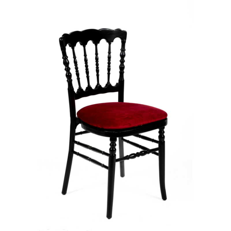 Funda Silla Napoleón N Terciopelo Rojo