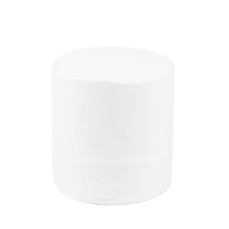 Funda Para Puff Náutico Redondo Cannes Off white