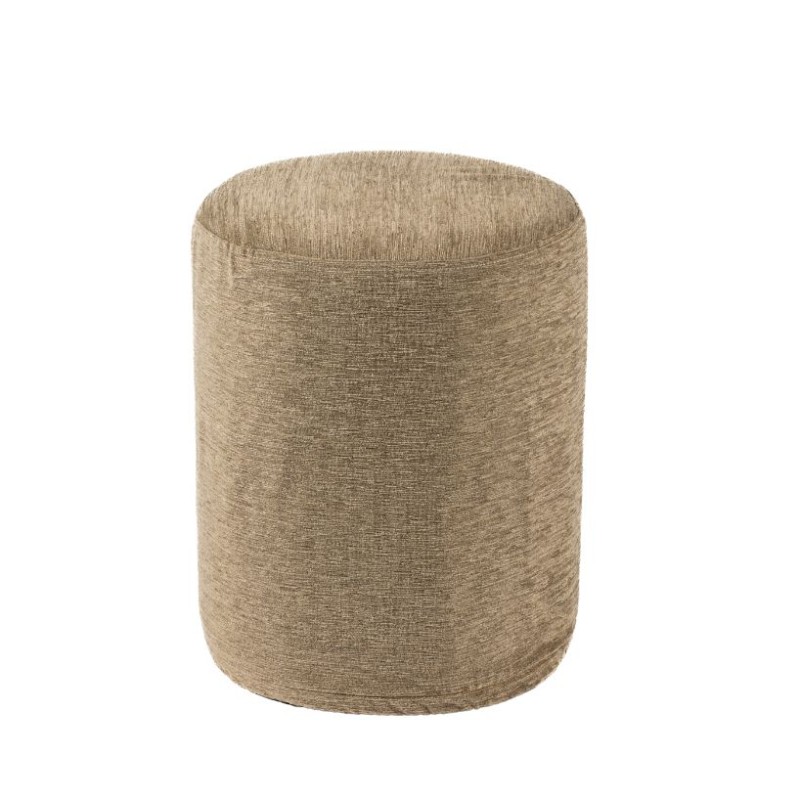 Funda Puff Velvet Cannes beige liso