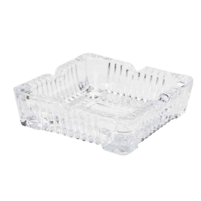 Cenicero cristal cuadrado Pequeño