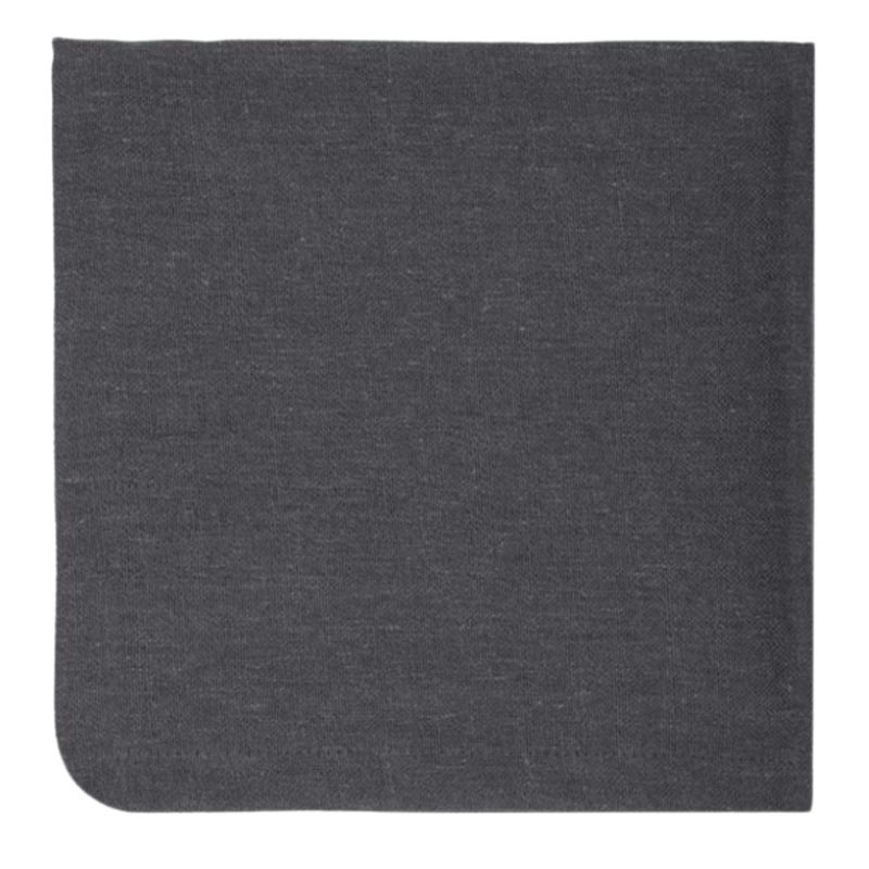 Servilleta Lino Gris Carbón