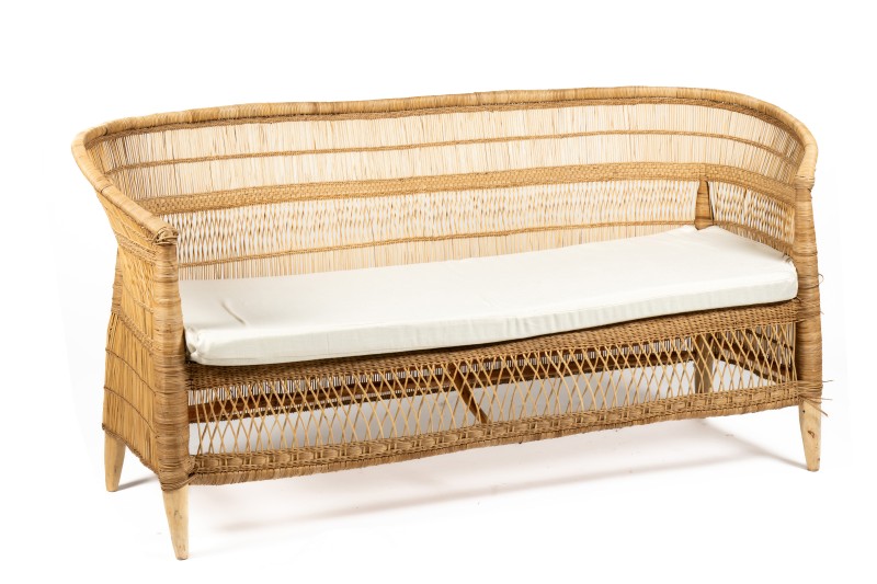 Cojin blanco sofa bali