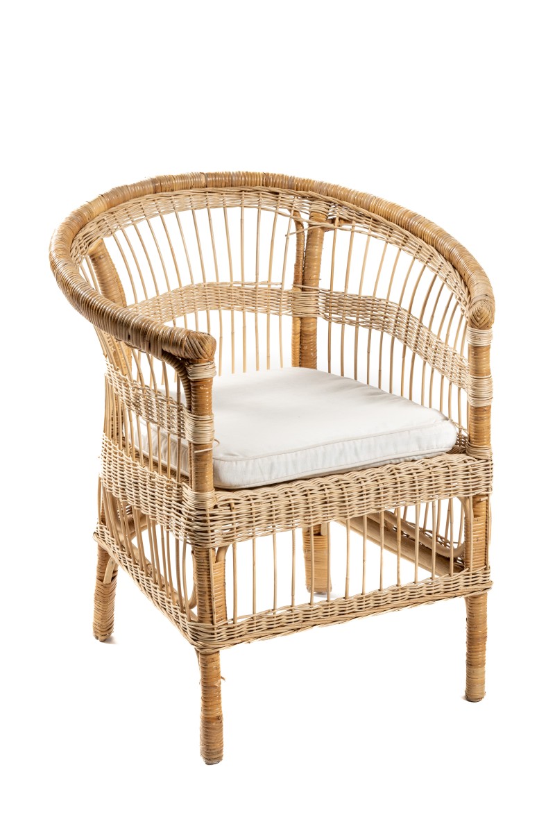 Cojin blanco sillon nature