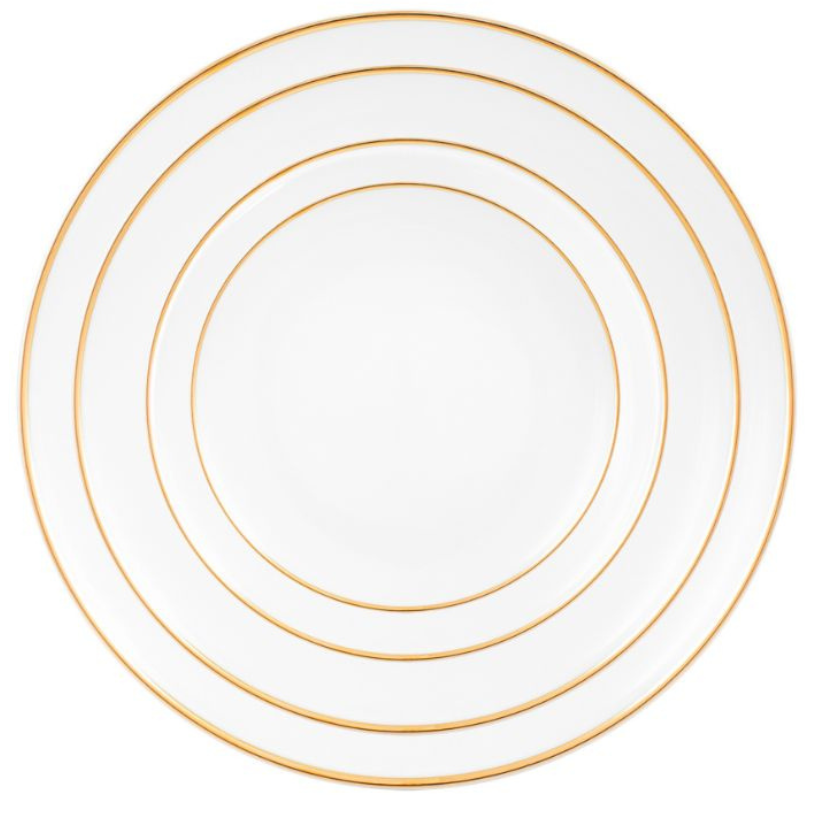 VAJILLA NATURAL GOLD