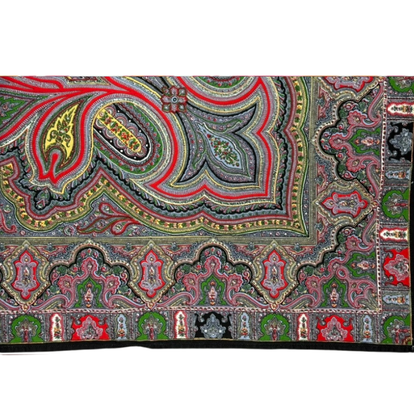 Mantel Bohemio verde