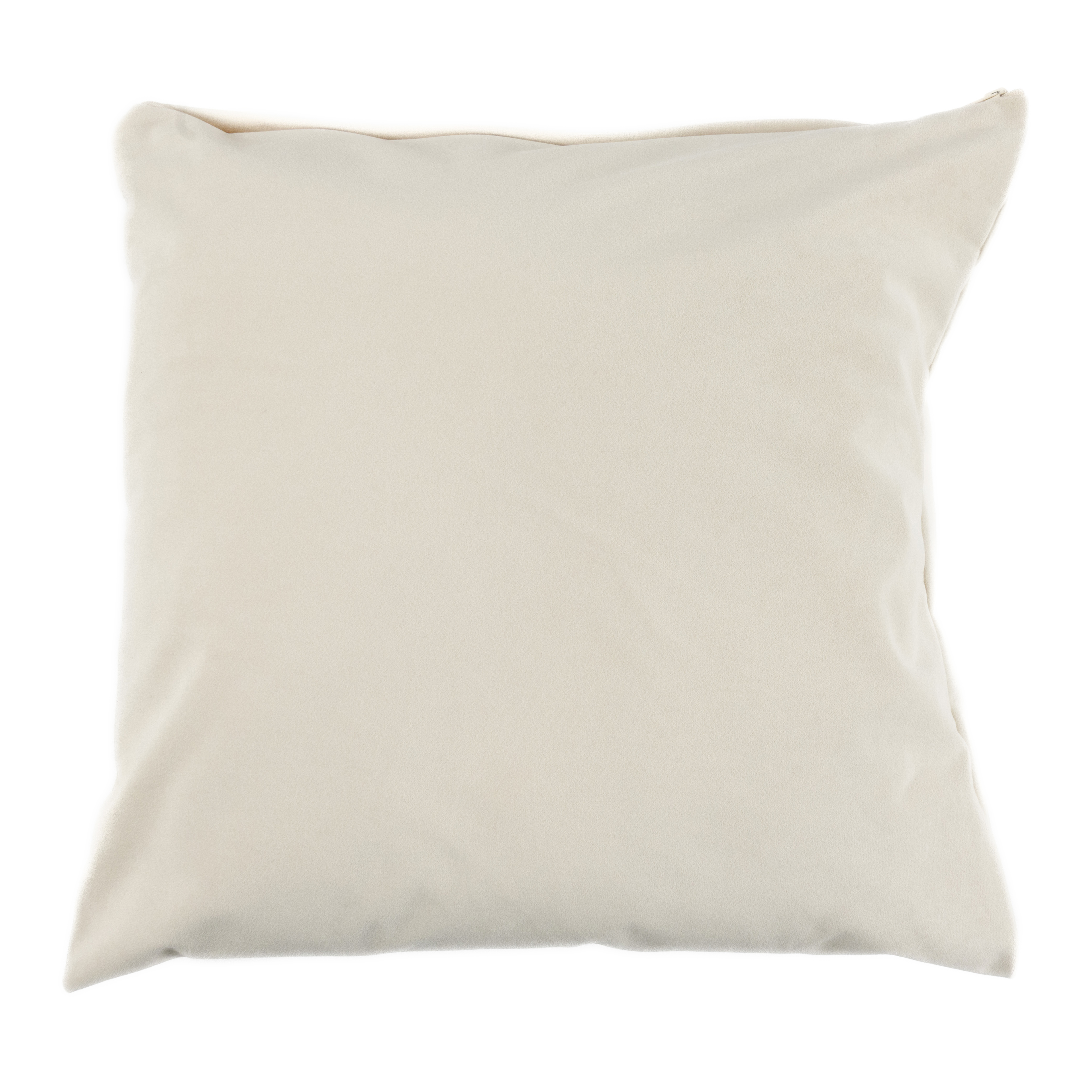 Cojin  terciopelo offwhite