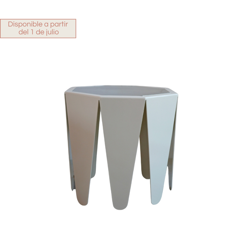 Mesa auxiliar Octave beige