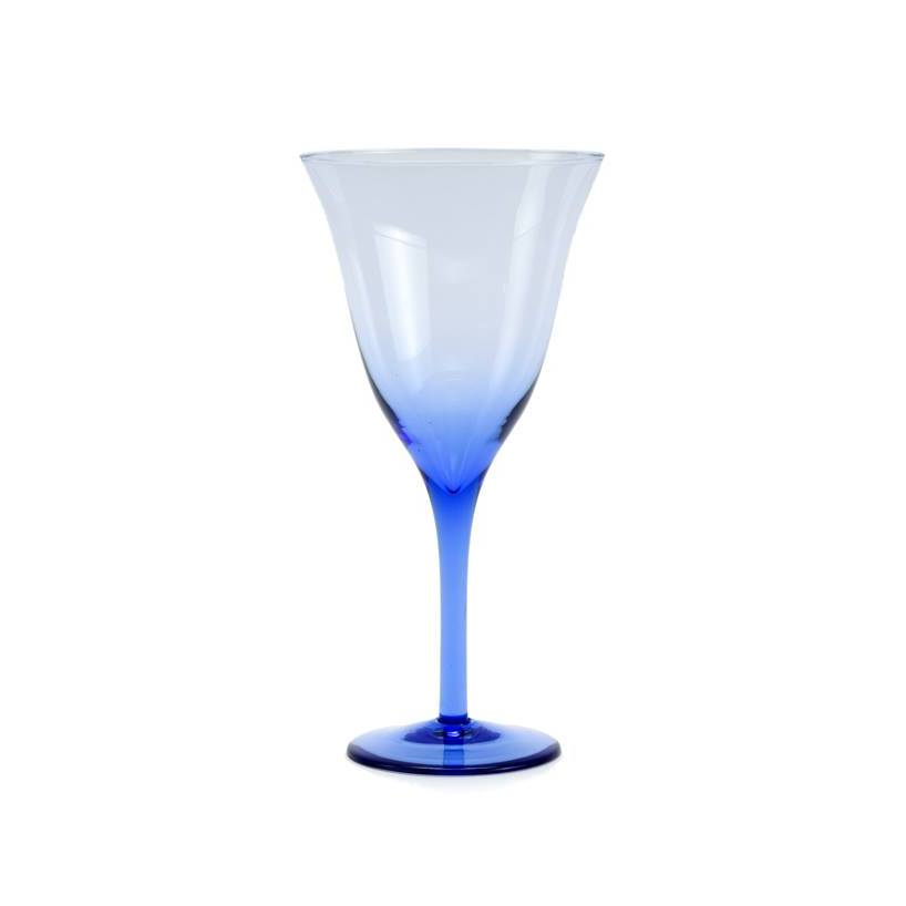 Copa cristal diseño Azul