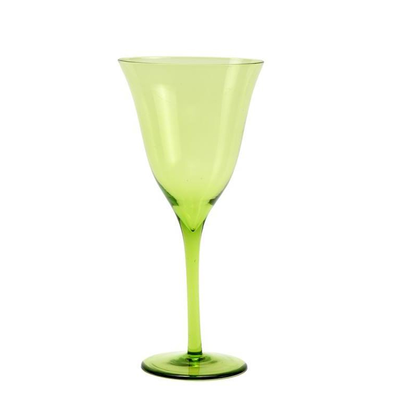 Copa cristal diseño Verde