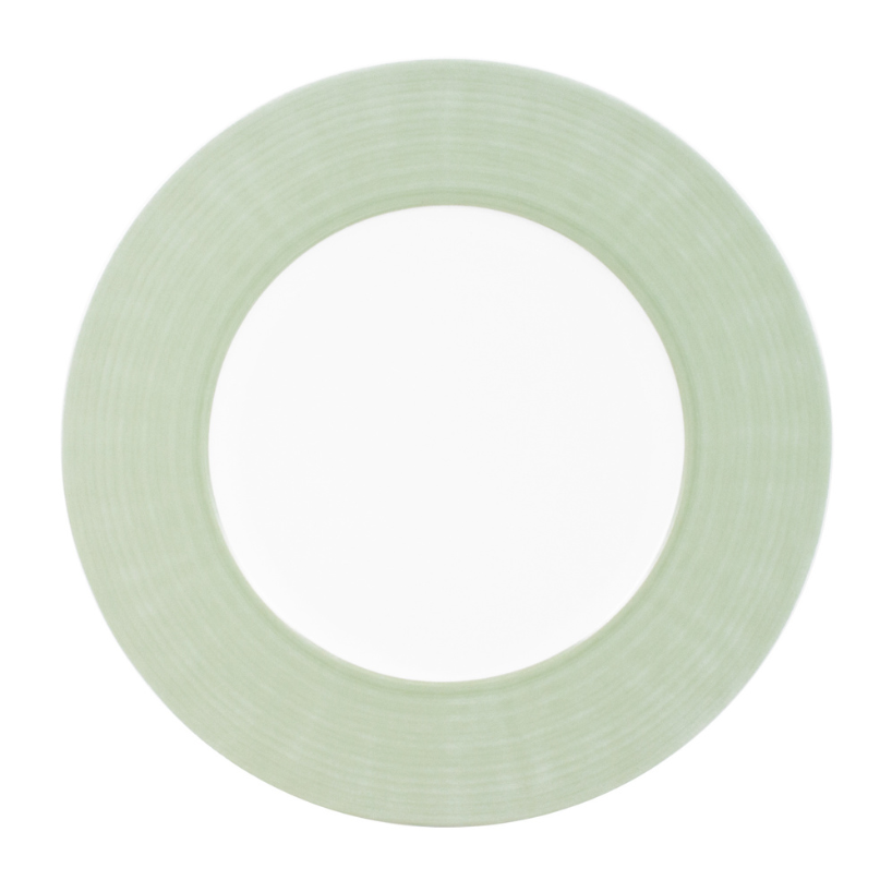 Bajoplato Ikat verde