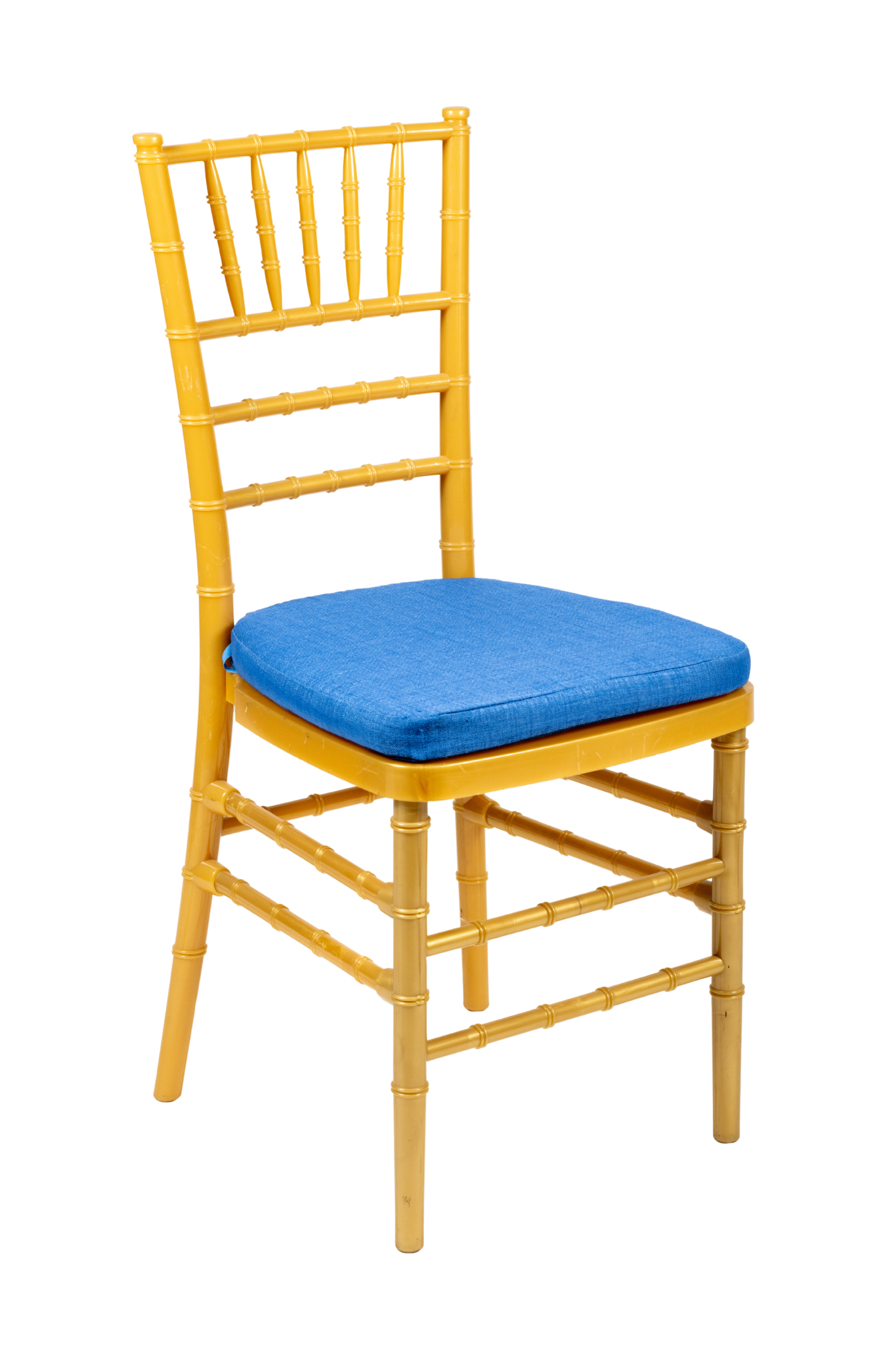 Cojin azul tiff pvc dorada