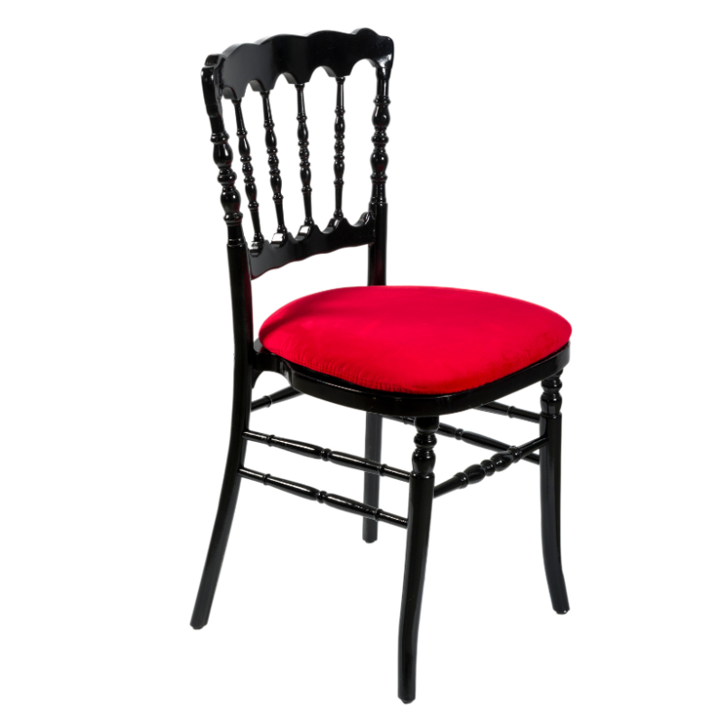 Funda Silla Napoleón N Terciopelo Rojo