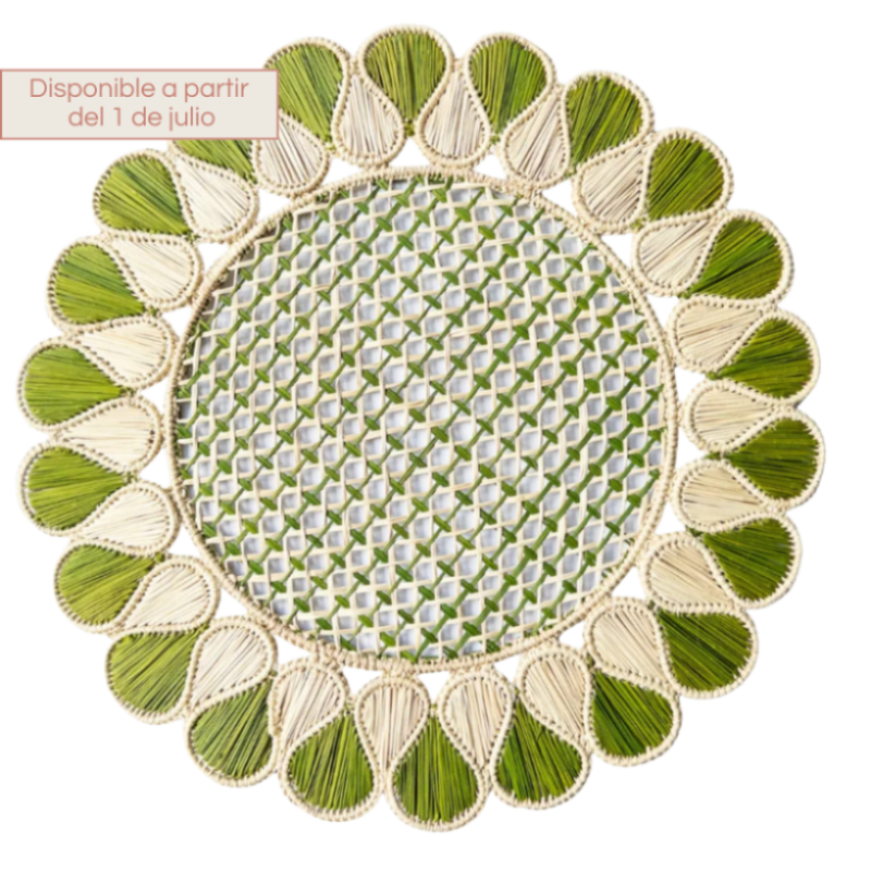 Bajoplato Lupe verde