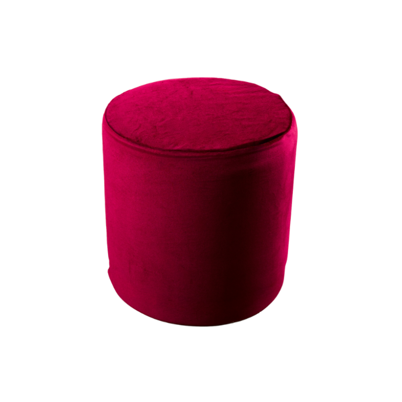 Funda Puff Manzana Burdeos 