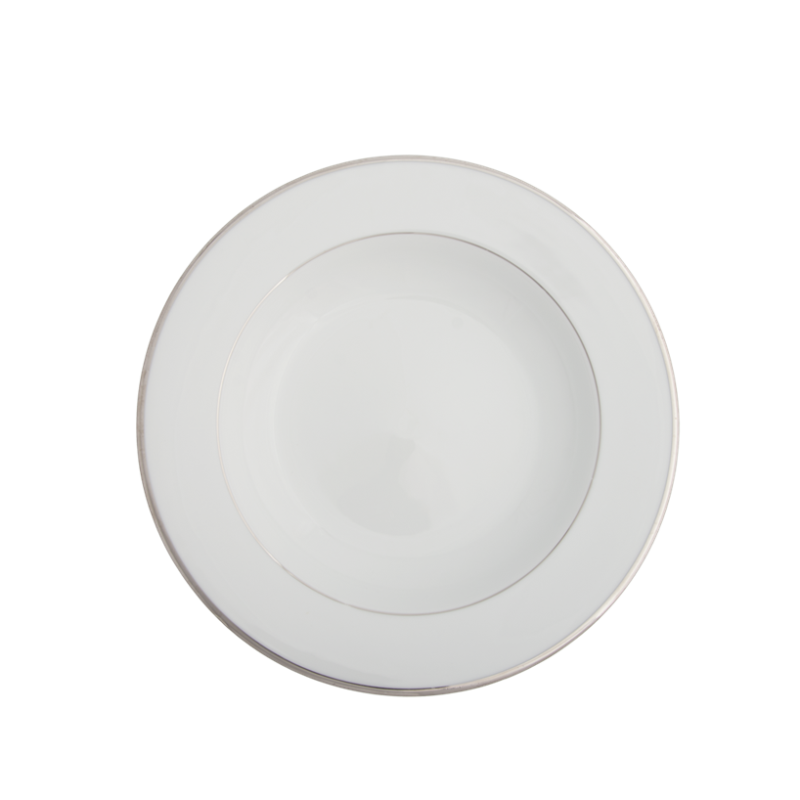 Plato hondo vajilla Silver