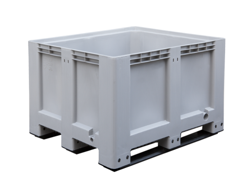 Contenedor de plastico gris
