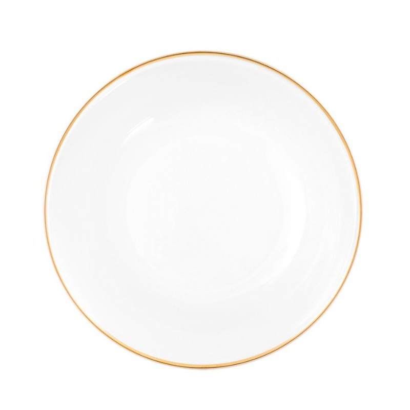 Plato hondo natural gold