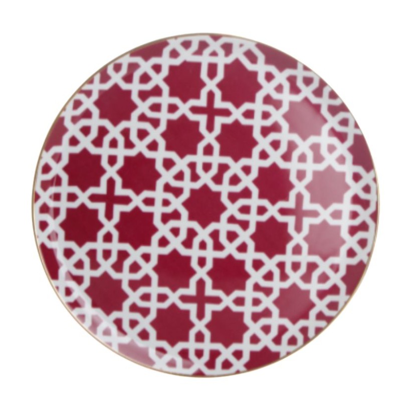 Plato Trinchero Geo Granate
