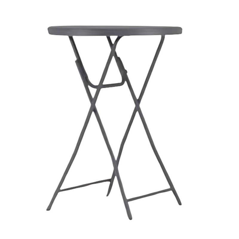 Mesa Alta PVC Cóctel Tijera 80 cm Ø