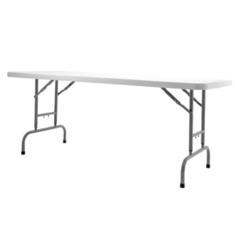 Mesa PVC Regulable en Altura 183x76 cm